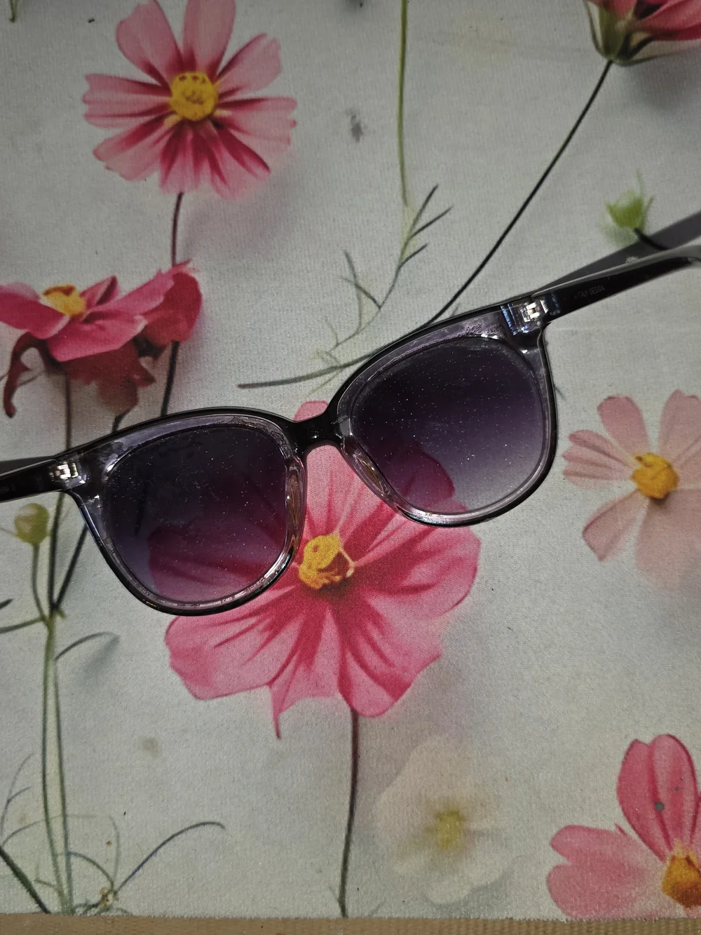 Women's Gradient Black Sunglasses